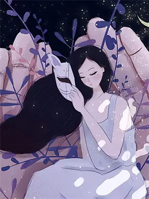 父女隔窗望